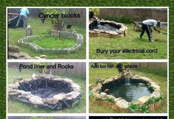 How to create koi pond shade