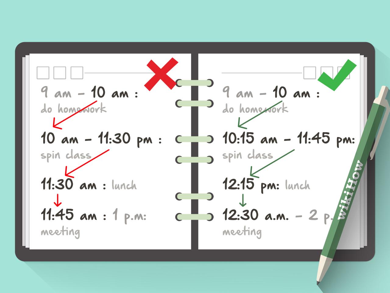 How to Make a Schedule How to Make a Schedule